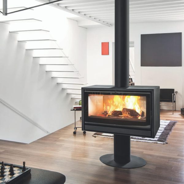 Vario K100 Tunnel Poêle à Bois Design Brisach