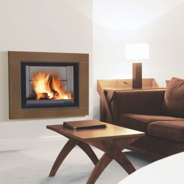 Cheminée design Boost en pierre