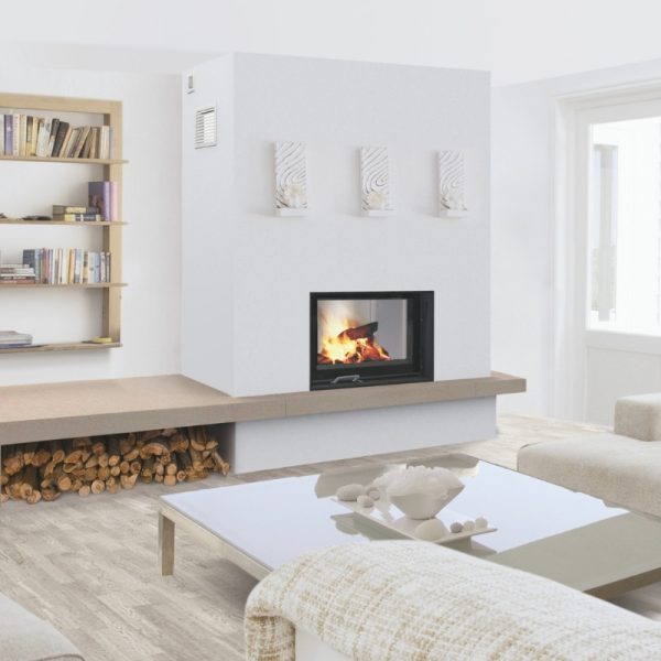 Cheminée sur-mesure Plano en pierre
