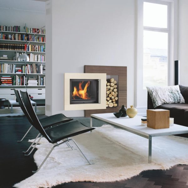 Cheminée contemporaine Screen N104 en pierre