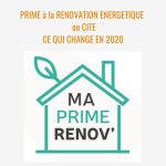 Prime à la rénovation 2020