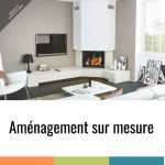 Cheminée sur-mesure Projet 3D en pierre avec aménagement d'angle