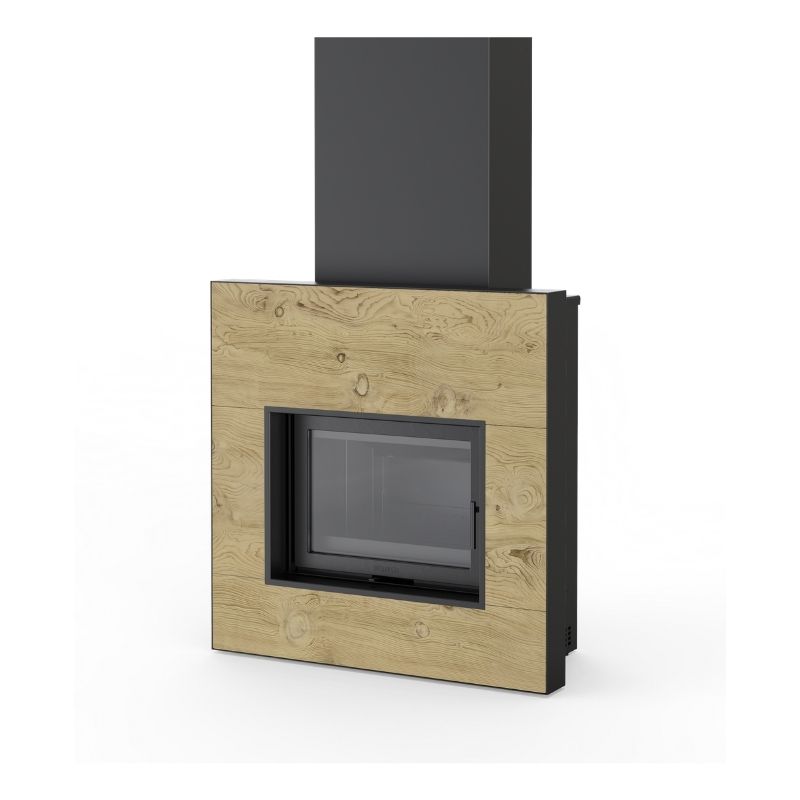 Poêle-Cheminée à bois Kubic S67 1FL - Céramique bois