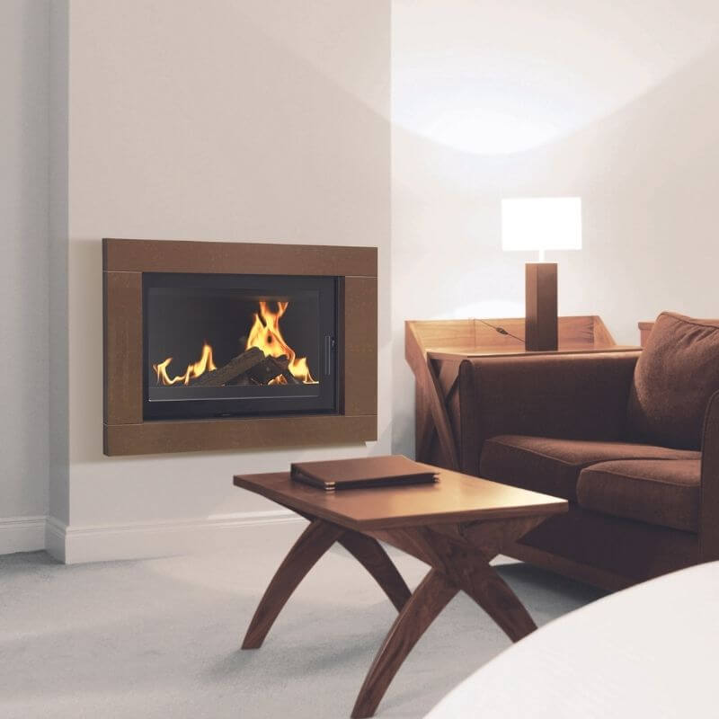 Cheminée design Boost en pierre
