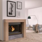 Cheminée Oak Frame Belgian Blue