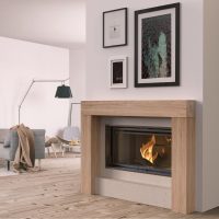 Cheminée Oak Frame Moka